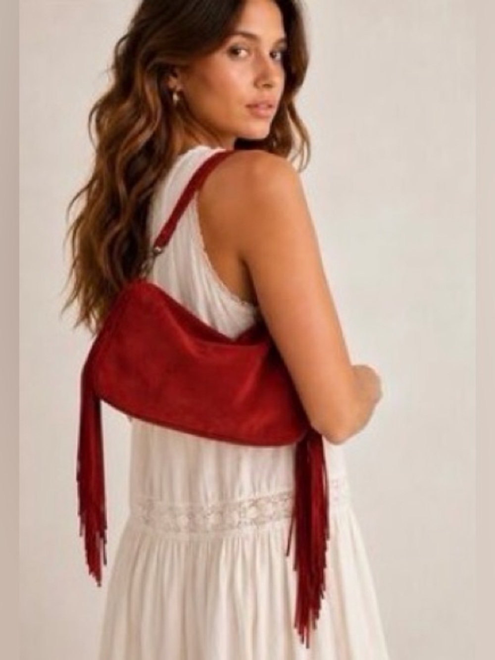 Free People Finn Fringed Shoulder Bag